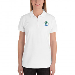 Palm Creek Logo Embroidered Women's Polo Shirt