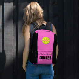 I'm a Social Dinker Pickleball Backpack